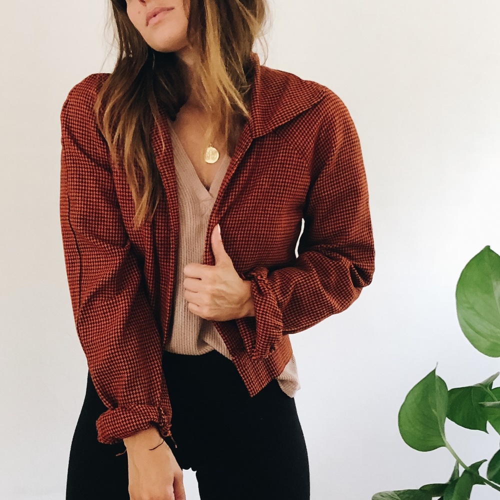 Burnt Orange Vintage Jacket